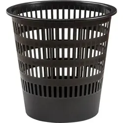 Faibo Abfallbehälter Gitter Schwarz Polypropylen Kunststoff 16 L 16 L