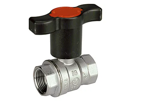 Giacomini R851TX004 Kugelhahn mit verlängertem T-Griff vollem Durchgang und 2 x