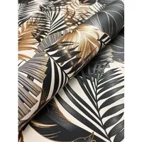 Newroom Vliestapete Dschungel Schwarz in schwarz von Newroom