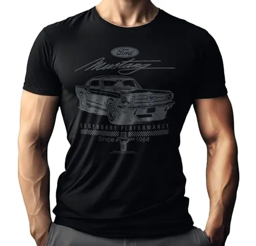 Herren T-Shirt für US-Car Ford Mustang Fahrer und Fans - Original Ford Lizenz