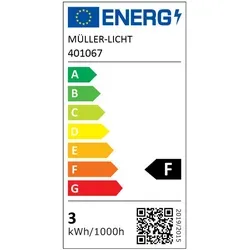Müller-Licht 401067, 2 W, 25 W, E14, 250 lm, 15000 h, Warmweiß