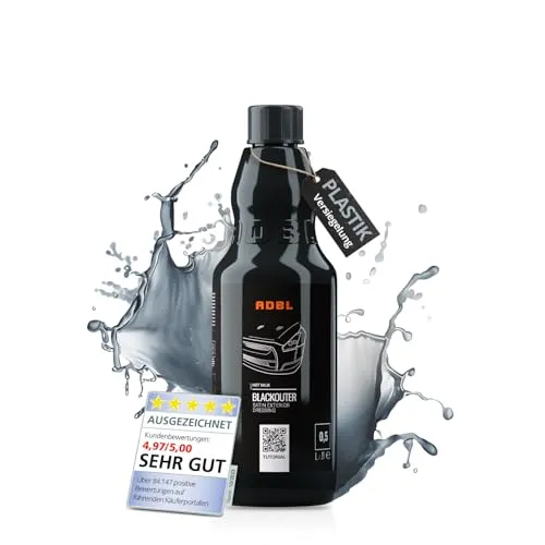 ADBL Blackouter (500ml) Premium Kunststoffpflege - Wasserbasierte Versiegelung mit Langer Haltbarkeit - Frischt Ausgeblichenen & verblassten Kunststoff auf - Plastikversiegelung, Farbabdunklung