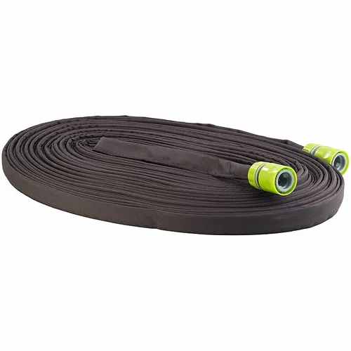 Flacher Perlschlauch, Schnellanschluss-Kupplungen & Stopp-Ventil, 30 m