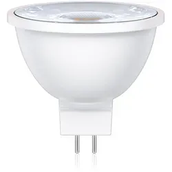 ledscom.de GU5.3 LED Leuchtmittel, MR16, warmweiß (2700 K), 5,5 W, 483lm, 37°