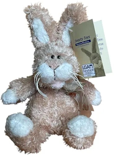 Sweety Toys 70720 Hase Moppel BEIGE 20 cm Kuscheltier Osterhase Kuschelhase Plüschhase