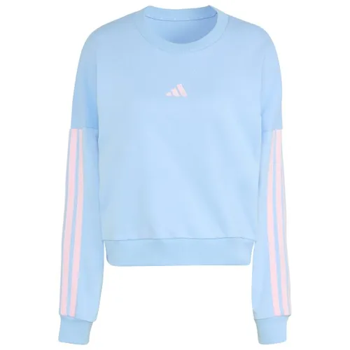 adidas Damen 3-Stripes French-Terry Sweatshirt XL Blau