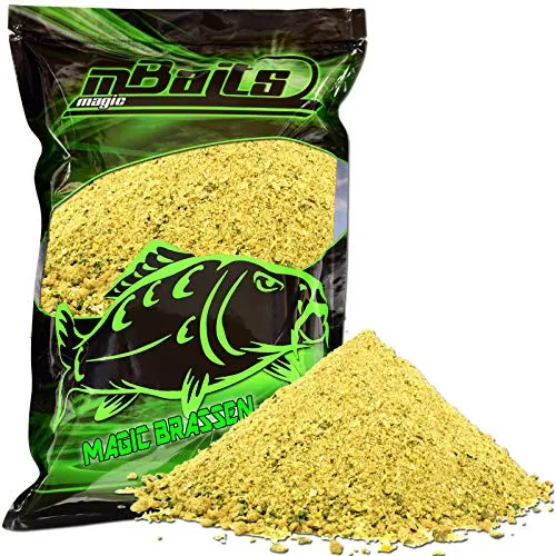 Angel-Berger Magic Baits Groundbait Grundfutter Angelfutter Verschiedene Sorten (Magic Brassen, 1Kg)