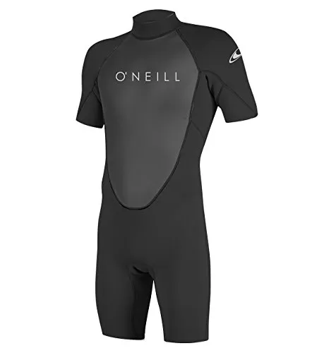 O'Neill Wetsuits Men's Reactor-2 2mm Back Zip Spring Wetsuit, Schwarz/Schwarz, XXL - Hochwertiger Neoprenanzug mit atmungsaktiven Nähten und windabweisendem Design. Ideal für Wassersportler, die Flexibilität und Komfort suchen.