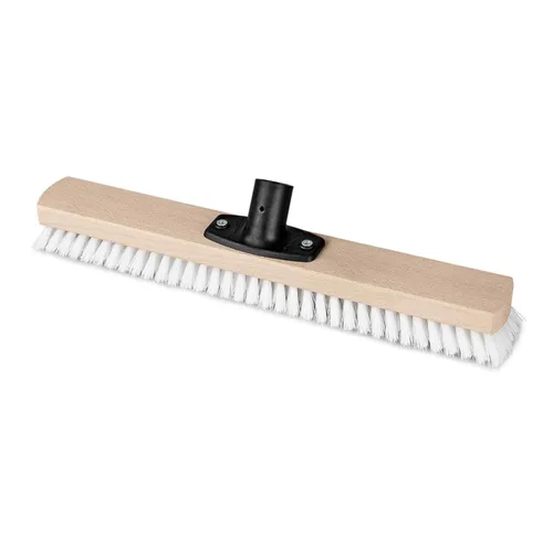 Großflächenschrubber PP weiß 40 cm mit Power Stick Halter Schrubber