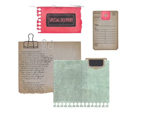 Sizzix Motivschablone Stanzschablone und Clear Stamps Creative Combos, 20 Teile - Kreatives Set mit 20 hochwertigen Stanzschablonen und Clear Stamps. Ideal für Scrapbooking und Karten. Vielseitige Motivgrößen ermöglichen individuelle Gestaltung für deine Projekte.
