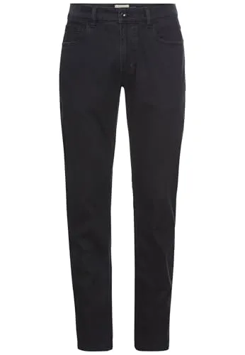 camel active Herren Regular Fit 5-Pocket Hose Dunkelblau - Wanderhose aus komfortablem Baumwollmix mit Elasthan, ideal für Outdoor-Aktivitäten, bietet Bewegungsfreiheit und hat eine praktische Logostickerei.