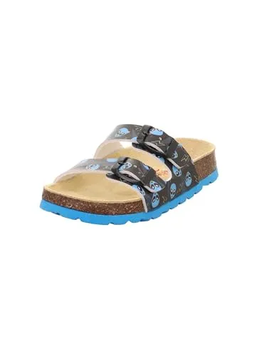 Superfit Fussbettpantoffel schwarz/mehrfarbig (0060) 33