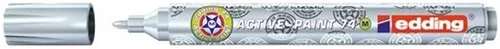 Lackmarker Edding 74 M 1-2mm Rundspitze silber 1477442-SI