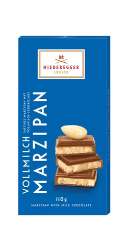 Niederegger Marzipan Tafel Classic Vollmilch Schokolade 110g