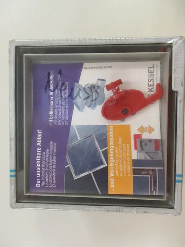 KESSEL 48211 Aufsatzstück - Sanitärinstallation, befliesbare Abdeckplatte aus Edelstahl für individuelle Gestaltung und hohe Belastbarkeit (K 3) im Innenbereich.