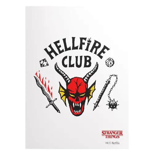 Gamegenic, Stranger Things – Hellfire Club Art Sleeves Hellfire Club, 50 Art Sleeves pro Packung