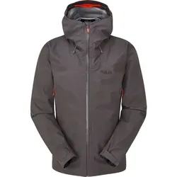 Rab Namche GTX Jacket graphene (GRH) L - Funktionsjacke für Herren, wasserdicht mit 28.000 mm, atmungsaktiv und umweltbewusst, ideal für Wandern und Freizeit.