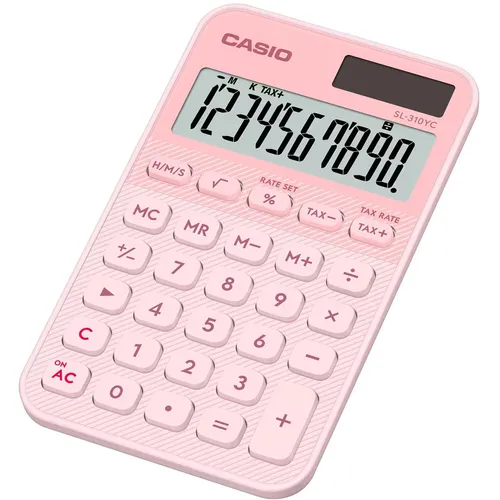 CASIO SL-310YC-LP Taschenrechner hellrosa in pink von CASIO