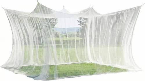 Sekey Moskitonetz 500 x 300 x 250 cm – Fliegennetz für Garten und Camping - Schützen Sie sich vor Insekten mit diesem großzügigen Moskitonetz. Ideal für drinnen und draußen, bietet es viel Bewegungsfreiheit und komfortablen Schutz bei Sommernächten und Outdoor-Aktivitäten. Faltbar und platzsparend.