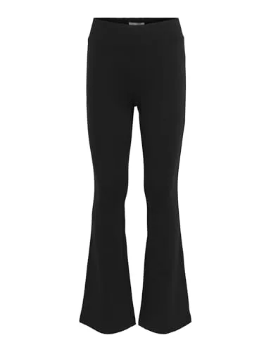 ONLY Girl Leggings KOGPAIGE Flared Leggings - Damen-Hosen, stylische Flared Leggings für Mädchen aus bequemer Materialkombination, ideal für trendige Outfits.