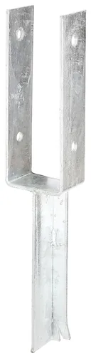 Alberts U-Pfostenträger Betonanker Eisen Pfostenschuh Einbetonieren 200x71mm