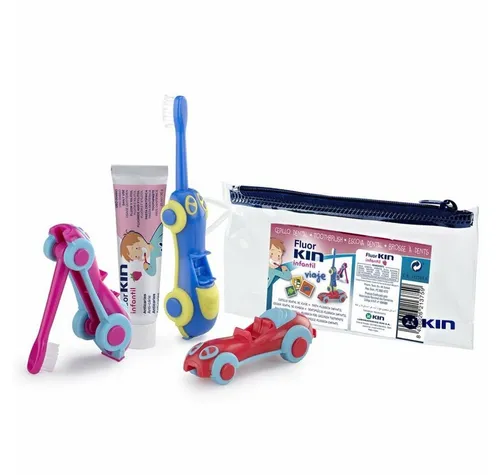 Kin Nagellack FLUOR INFANTIL VIAJE COCHE set 3 pz