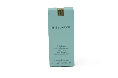Estée Lauder Enlighten Dark Spot Correcting Nachtserum 75 ml - Tagespflege für alle Hauttypen, reduziert effektiv dunkle Flecken und sorgt für einen ebenmäßigen Teint über Nacht.