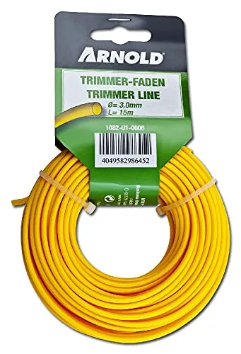 ARNOLD - Trimmerfaden, rund, 3.0 mm x 15 M; 1082-U1-0006