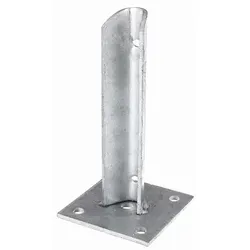 Alberts Pfostenträger Ø 38 mm - feuerverzinkt - Pfostenträger aus feuerverzinktem Stahl, ideal für stabile Befestigungen im Außenbereich. Perfekt für Gartenprojekte und Terrassenbau.