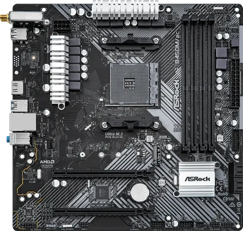 Asrock B450M/AC R2.0 Hauptplatine von ASRock
