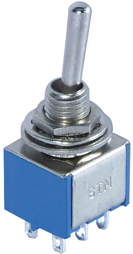 Mini Kippschalter 6 Polig 2 Stellungen Ein/Aus 250V Schalter 3A Miniaturschalter