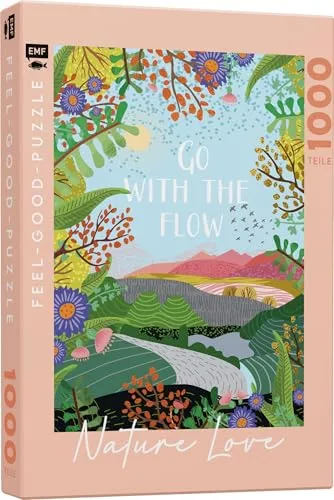 Feel-Good-Puzzle 1000 Teile - Nature Love: Go with The Flow