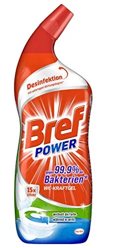 Bref Power WC KraftGel 15x Effekt 750 ml WC Reiniger Badreiniger Reinigung