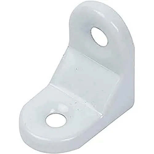 Alberts 854027 Zierwinkel | geprägt | weiß | 30 x 30 x 20 mm | 20er Set