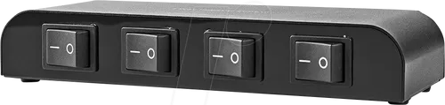 NEDIS Lautsprecher-Steuereinheit 4 Wege - Kabel, Leitungen & Stecker - Praktische Schraubklemme für einfache und sichere Verbindungen in Ihrer Audioinstallation