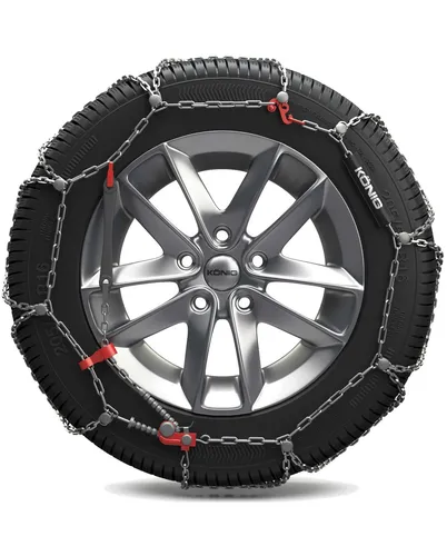 König CD-9 040 Schneeketten - Hochwertige Schneeketten für optimale Haftung und Sicherheit auf winterlichen Straßen, passend für viele Fahrzeugtypen.