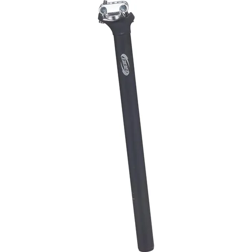 BBB Unisex-Adult Sattelstütze Sky Scraper BSP-20, Mattschwarz, 26,4mm - Sattelstütze aus kaltgeschmiedetem 6061 T6 Aluminium, ideal für präzise Satteljustierung und komfortable Montage, Länge 400mm, Gewicht 378g.