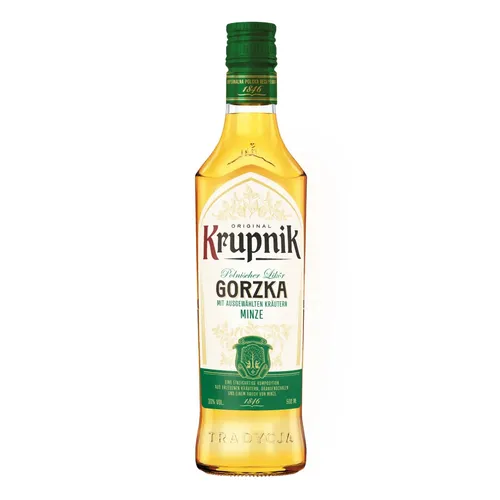 Krupnik Gorzka Likör Minze 30% vol. 500ml