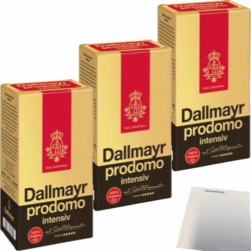 Produktbild Dallmayr Prodomo intensiv 3er Pack 3x500g Packung usy Block