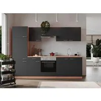 Respekta Küchenzeile Gerda 270 cm in grau von Respekta