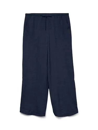 VERO MODA Vmmelaney Loose Pant, Navy Blazer, Large von VERO MODA