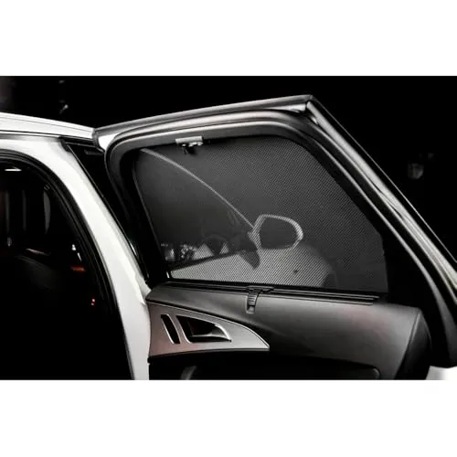 CAR SHADES Satz (Hintertüren) kompatibel mit Mercedes GLB (X247) 2019- & EQB (X243) 2021- (2-teilig), Schwarz