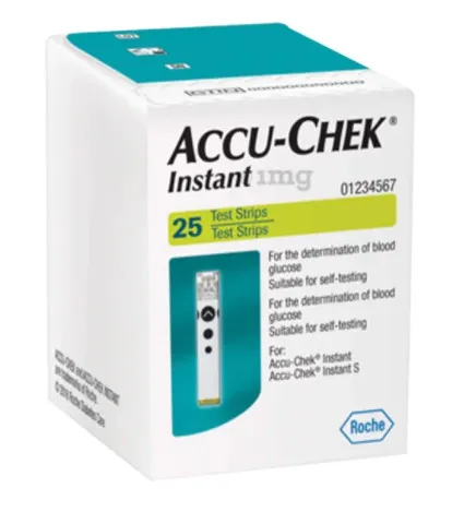 Accu-Chek Instant 1mg Roche 25 Teststreifen