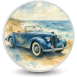 Coastal Royalty The Azure Escape 1oz Feinsilber-farbmünze in silber von OEM