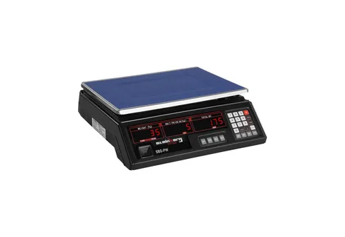 Steinberg Systems Kontrollwaage 30 kg - Präzise 2 g Wiegegenauigkeit - Industriewaagen & Zubehör - Ideal für Lager und Werkstatt, mit 6 LED-Anzeigen und integriertem Akku für bis zu 40 Stunden Betrieb.