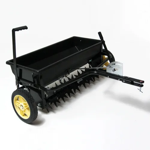 Rasenlüfter Vertikutierer mit Streuwagen