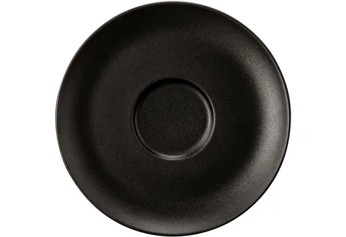 Seltmann Weiden Kombi- Untertasse  Liberty , schwarz , Porzellan Ø: 16.5