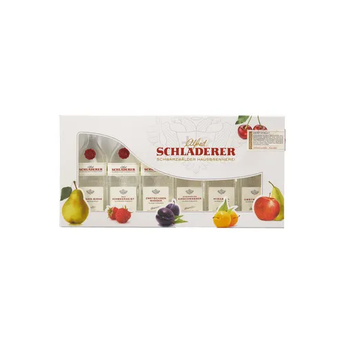 Schladerer Obstbrand Klassiker Mini Set (6 x 30 ml)