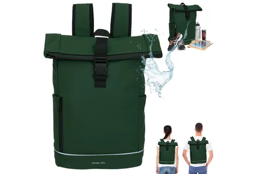 Daniel Ray Freizeitrucksack Kurierrucksack wasserabweisend Outdoor Damen Herren, Highlands Laptoprucksack Tasche wasserabweisend + Etui