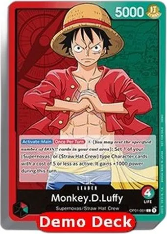 One Piece Demo Deck: Monkey.D.Luffy